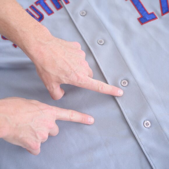 Russell Athletic South Bend Cubs Game Worn Scott Mckeon Gray Baseball Jersey XL - Picture 9 of 10
